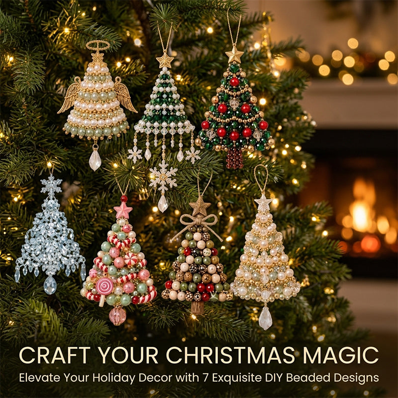 DIY Christmas Tree Beaded Ornament Kit