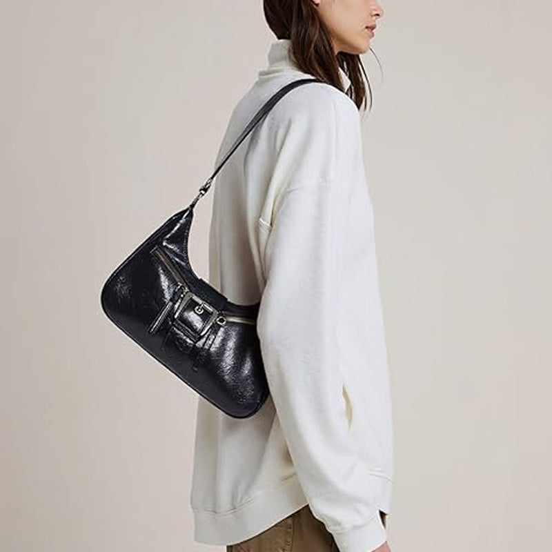 Women's Vintage PU Leather Shoulder Bag