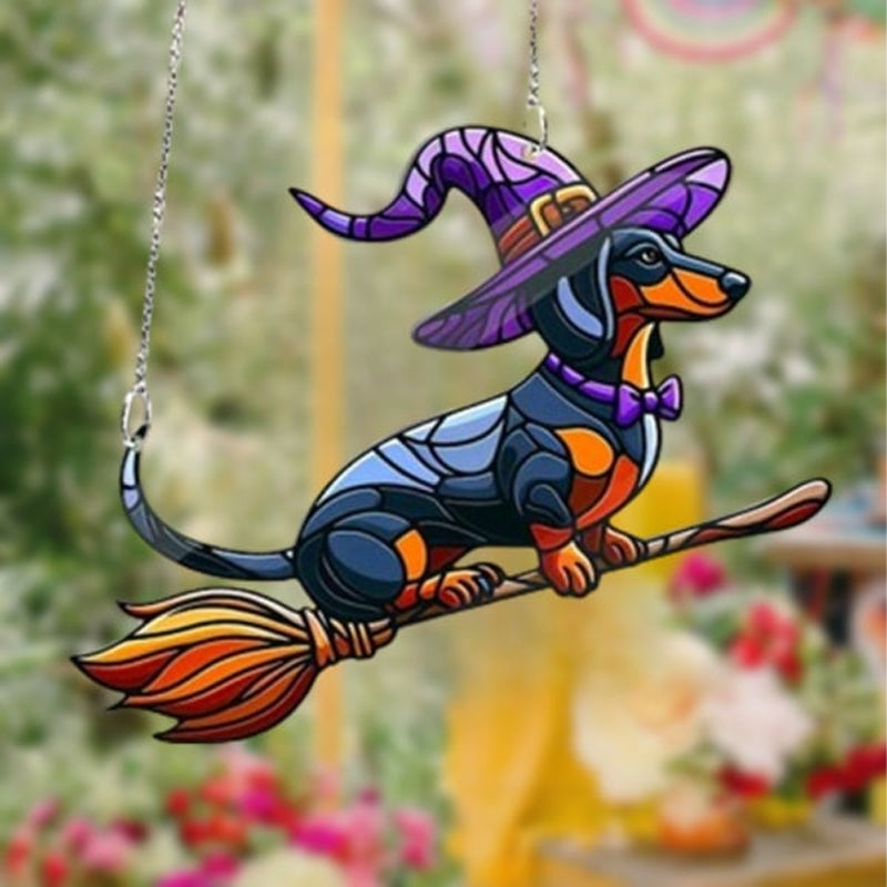 🧙‍♀️Magic Dachshund Window Hanging🐕