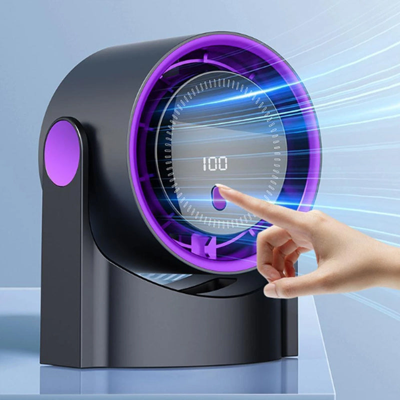 Digital Display Rechargeable USB Fan