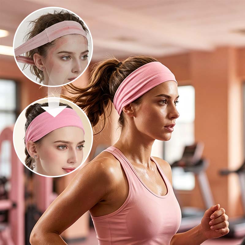 Sweat-Wicking Headband for Fitness & Yoga