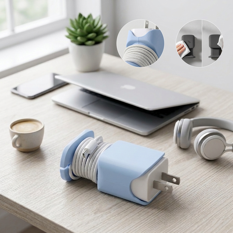 Silicone Charger Cable Organizer Cover