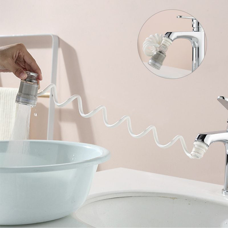 Universal retractable extension faucet