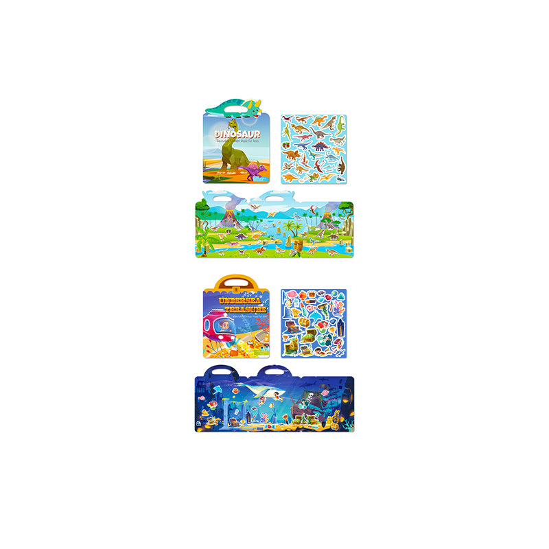 Toddler Waterproof Dinosaur Sticker Book