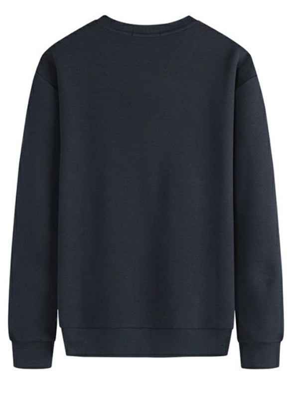 Solid Color Thickened Long Sleeve Top