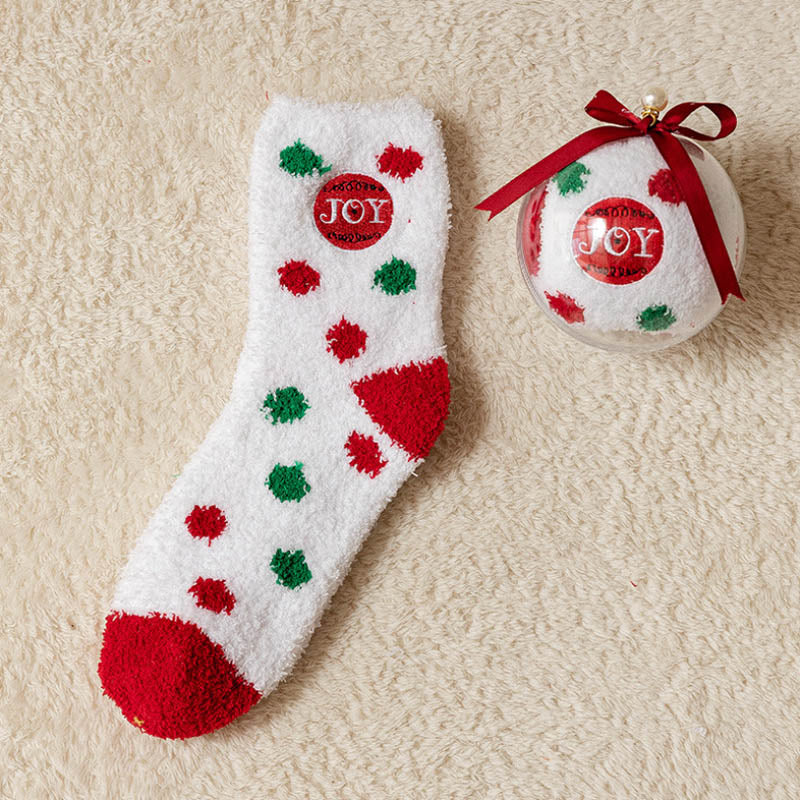 Christmas Gift Box - Cute Plush Socks