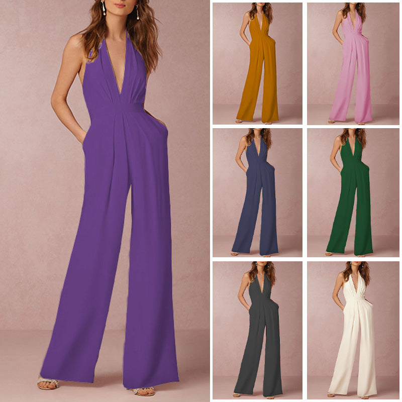 Women's Sexy Halter Neck Trousers