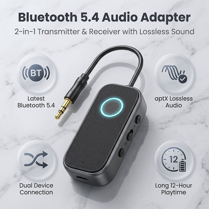 Bluetooth adapter with 1-to-2 connection