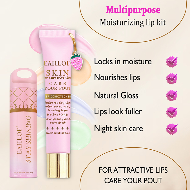 Multi-Flavor Lip Oil Care Set
