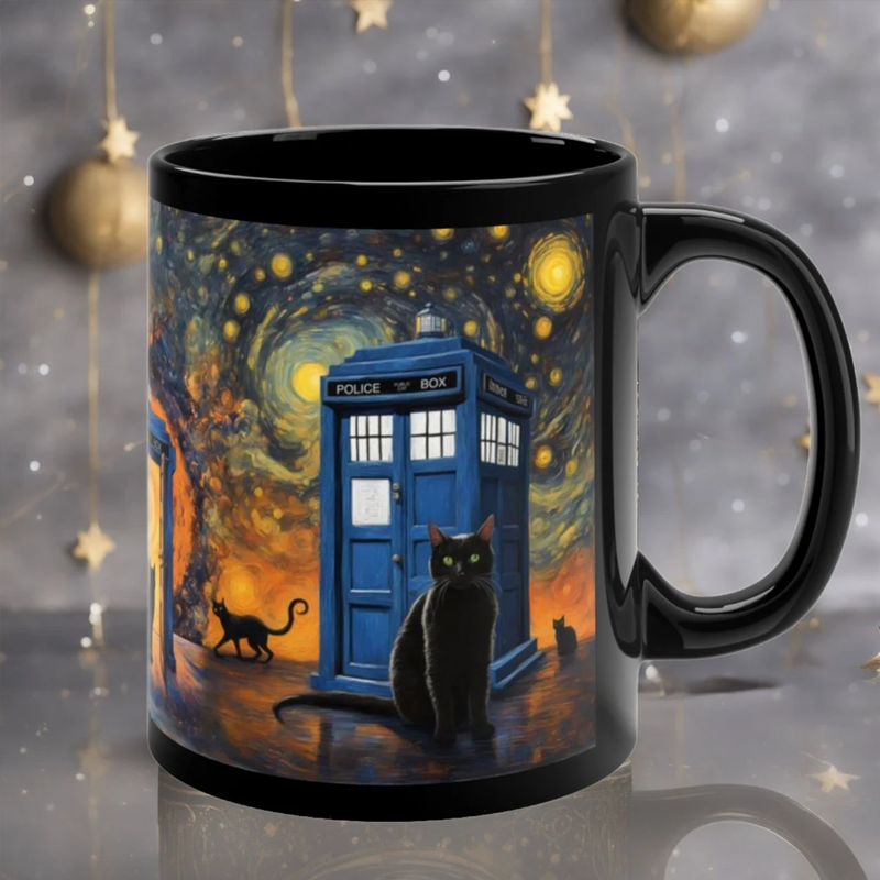 Doctor Inspired Tardis Mug