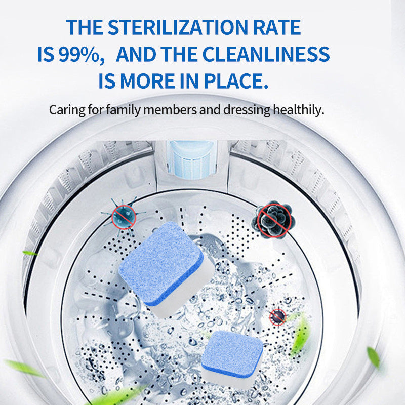 Washing machine effervescent tablets