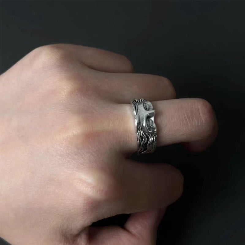 Vintage Venus Half Face Ring