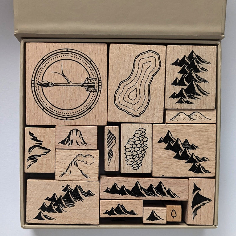 Handmade Map Making Stamp Kit