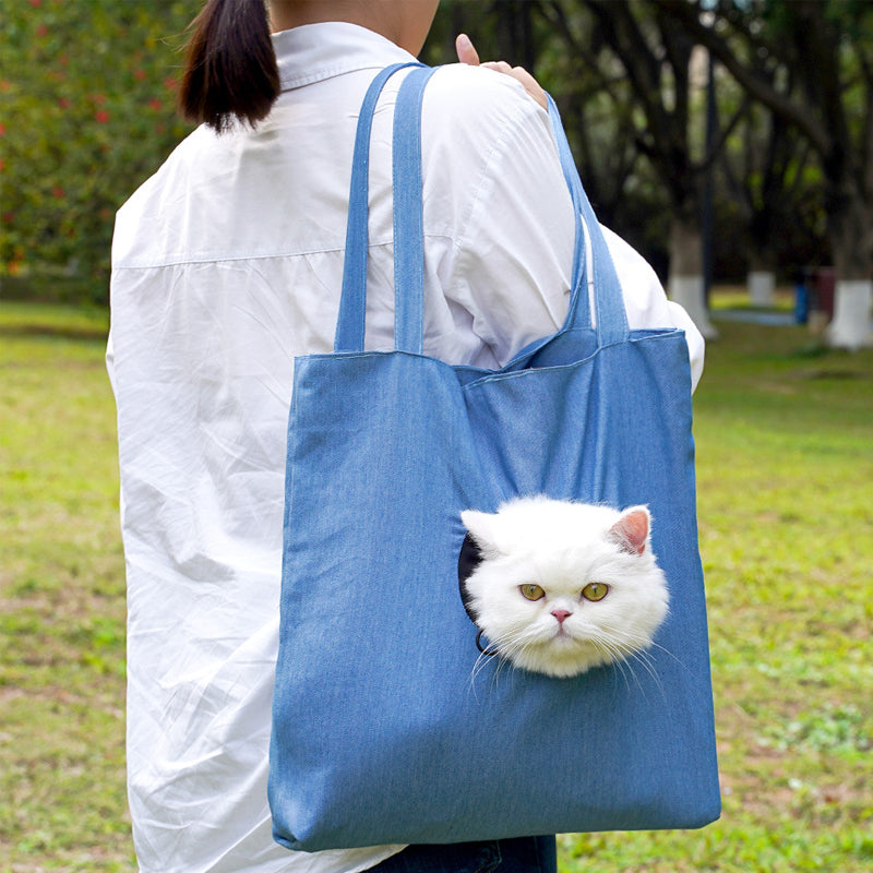 Show Head Pet Canvas Shaped Shoulder Bag