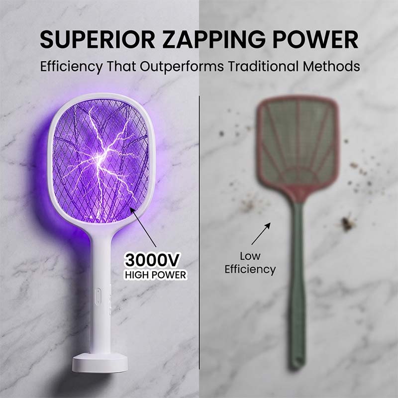 Rechargeable powerful mosquito swatter