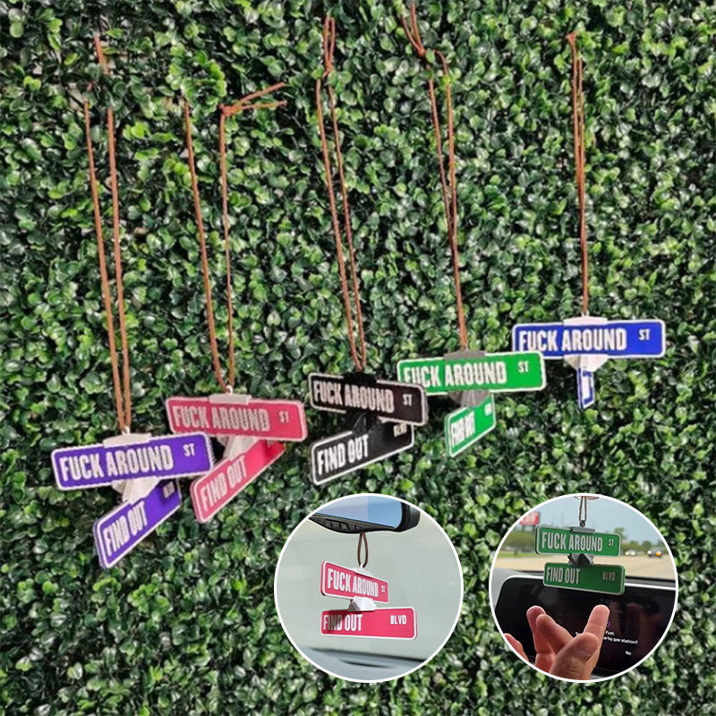 Funny Street Warning Sign Hanger