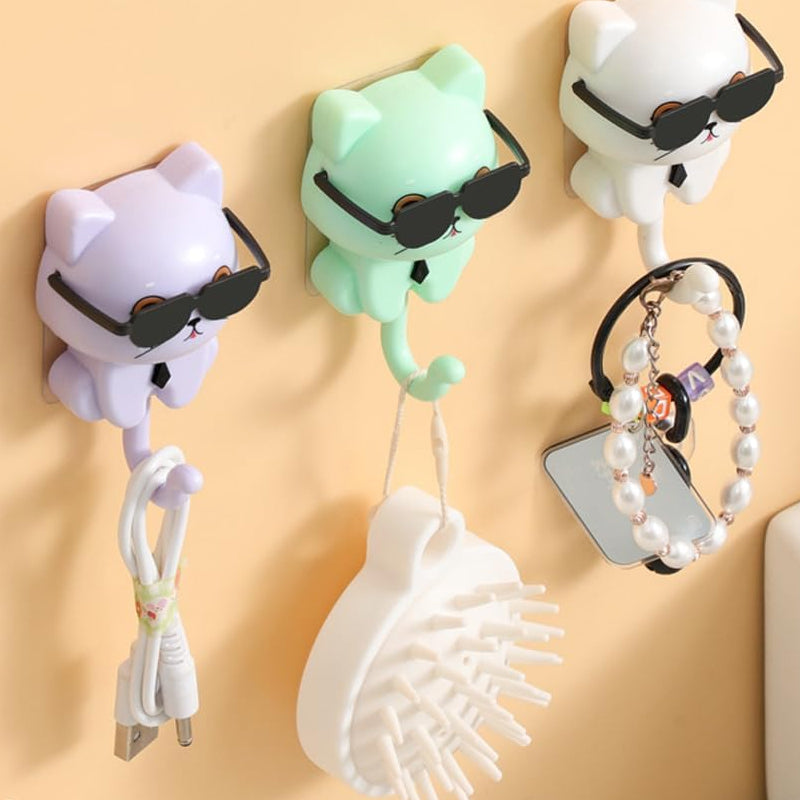 Cat Shaped Clothes and Hat Hooks