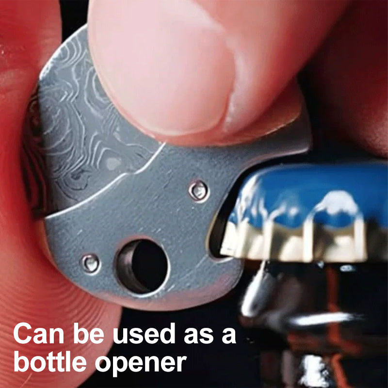 Mini corkscrew and EDC knife
