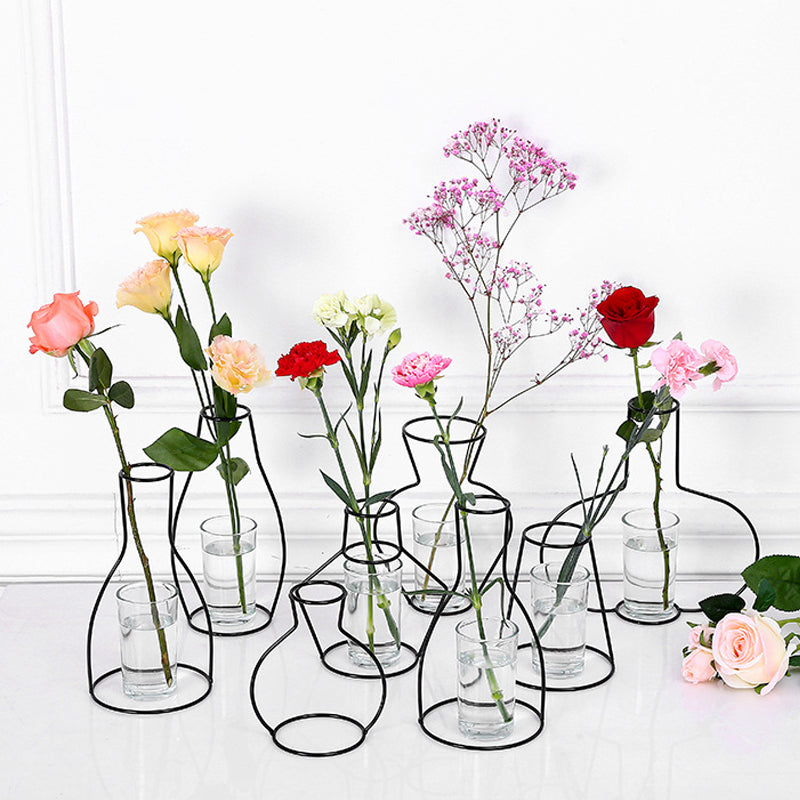 Wire Wrought Iron Vase