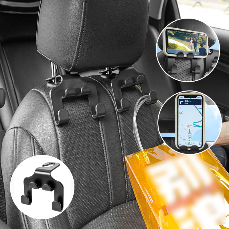 Car multifunctional mobile phone bracket hook