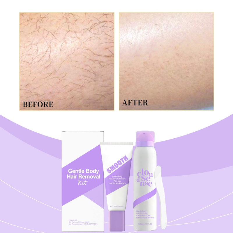 Gentle Body Hair Removal Kit