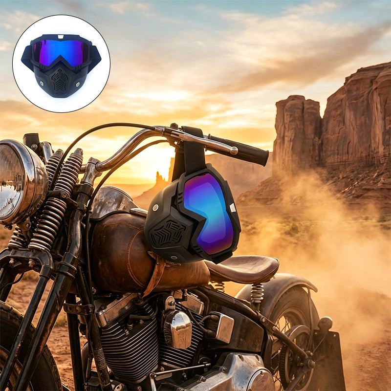 Harley retro face mask