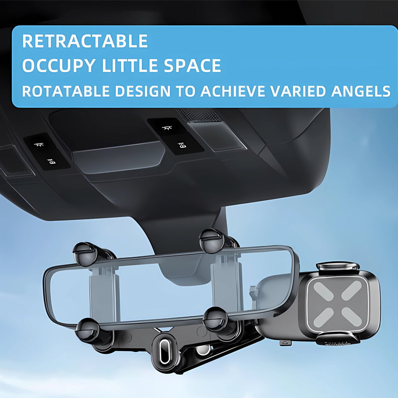 Car rearview mirror mobile phone holder