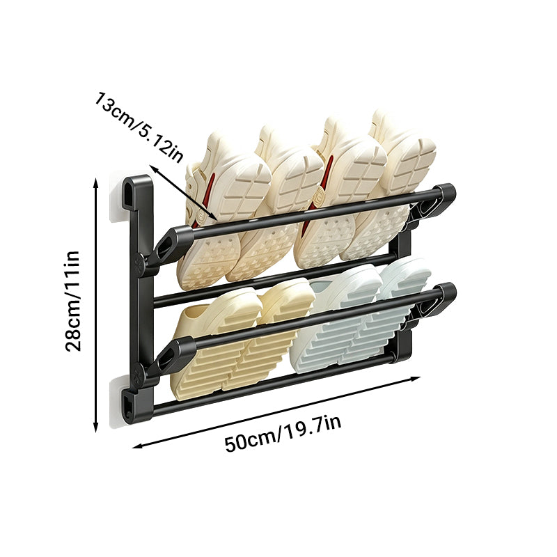 Wall Mounted Shoe Rack