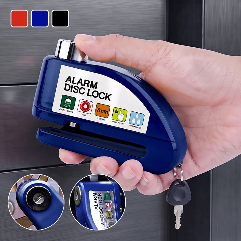 Disc brake lock with fingerprint recognition