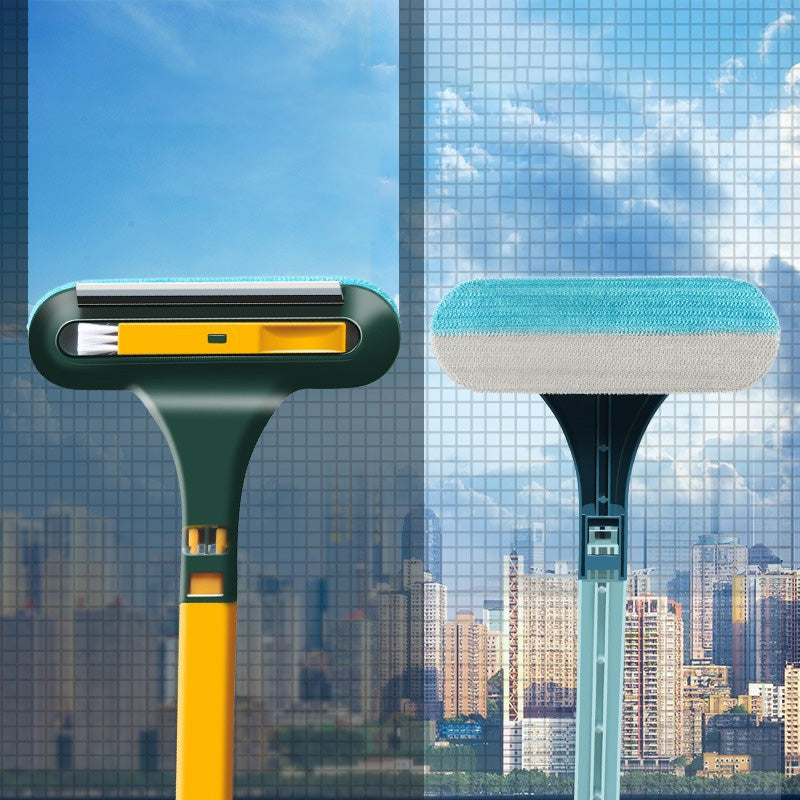 Window Cleaning Tool With Dual-head