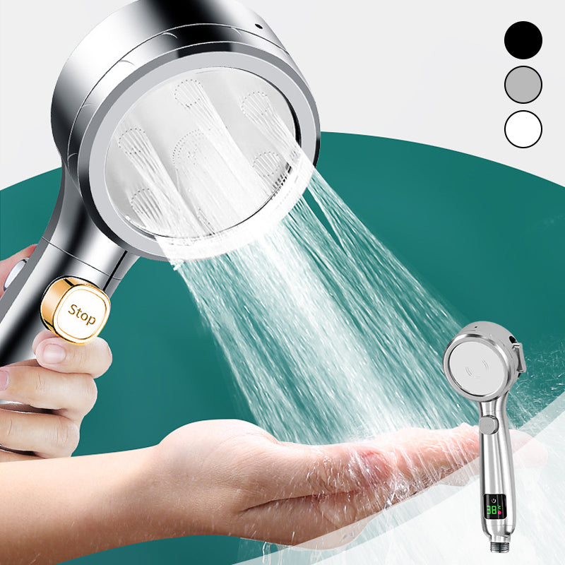 Temperature Display Shower Head Pressurized Shower Head