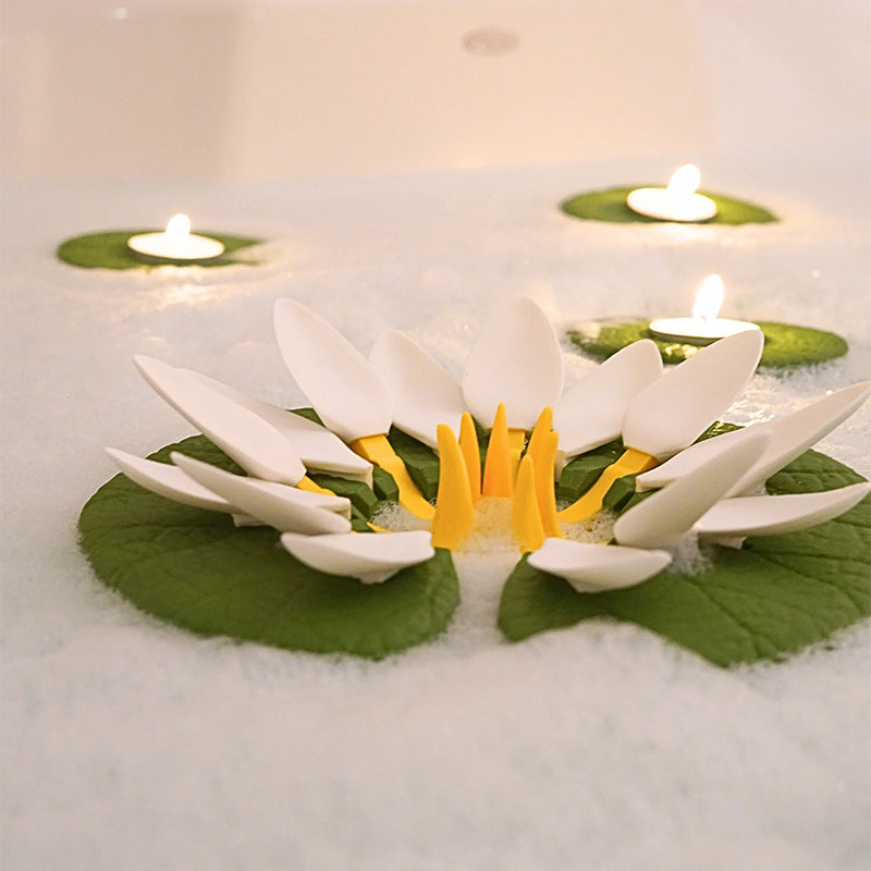 Wine Lily and CandleLily Bath Wine Holder