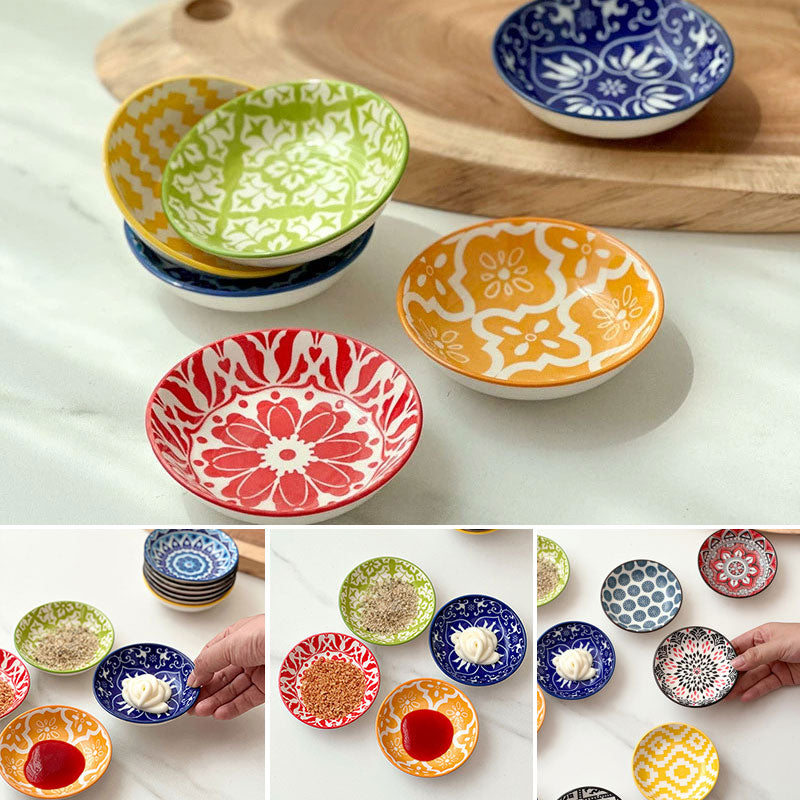 Ceramic Bohemian Flavour Plate Dipping Plate