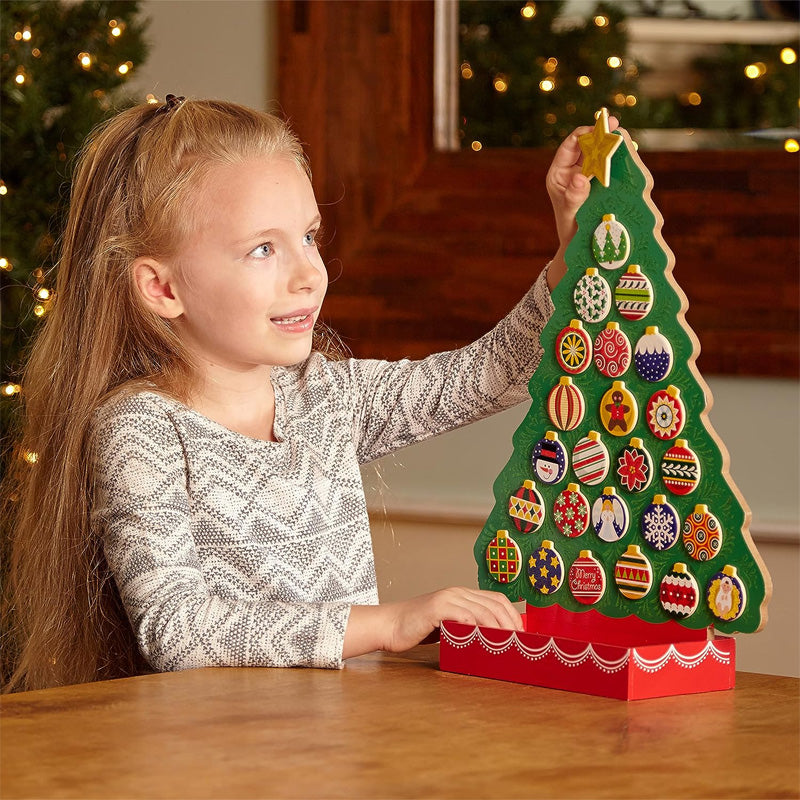 Countdown to Christmas Wooden Advent Calendar