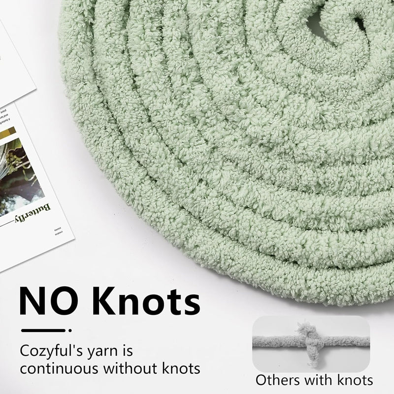 Super Bulky Chunky Knit Blanket Yarns