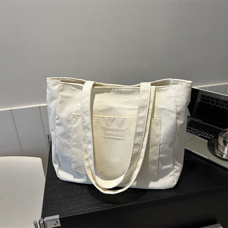 Corduroy Tote Bag