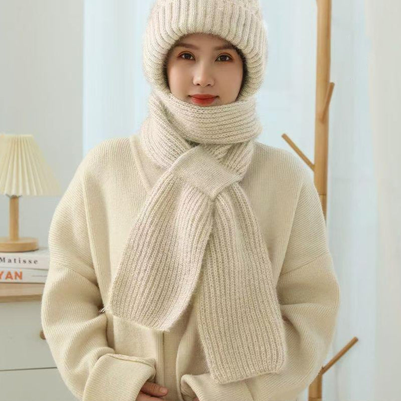 🎄Winter Versatile Knitted Hooded Scarf for Women