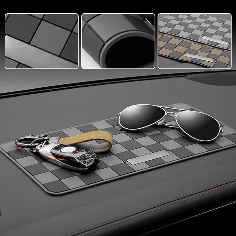 Car High-grade Checkered Non-slip Mat