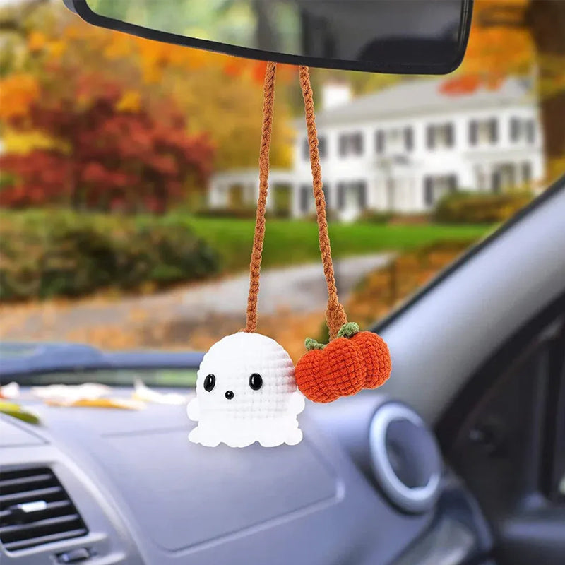 Ghost Knitted Wool Pendant