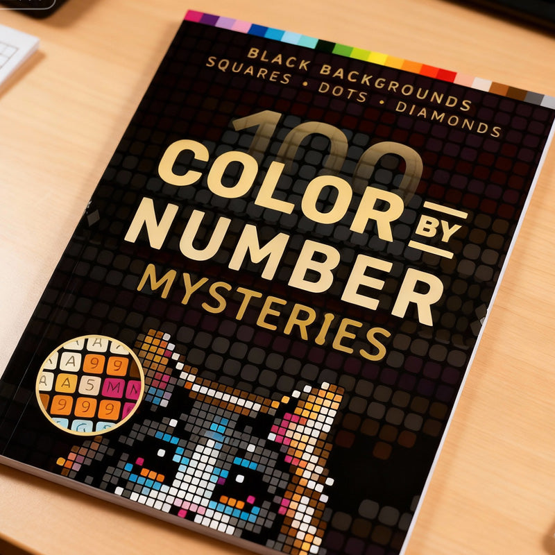 100 Color by Number Mysteries
