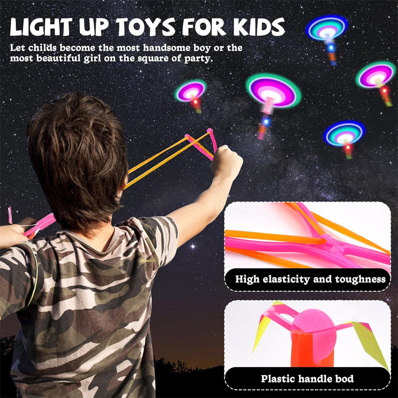 Illuminated Slingshot Flying Arrow