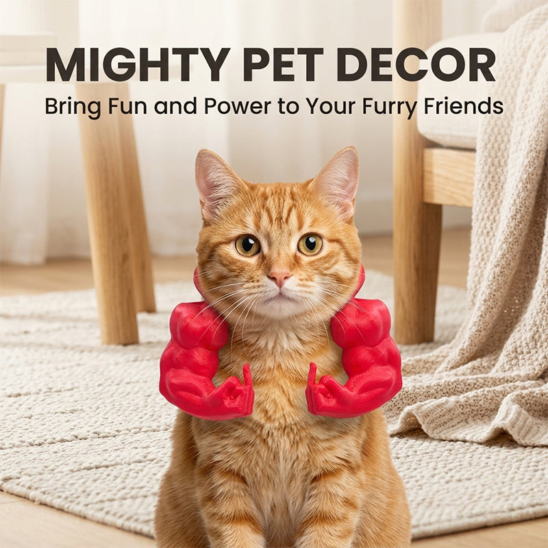 Funny Cat Muscle Arms Toy