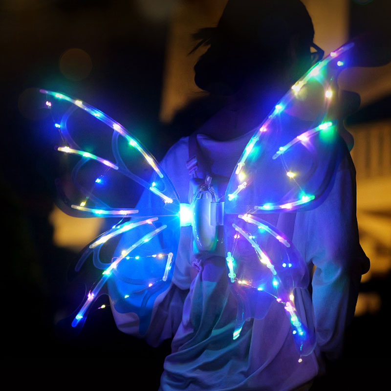 Electric Sparkling Butterfly Fairy Wings