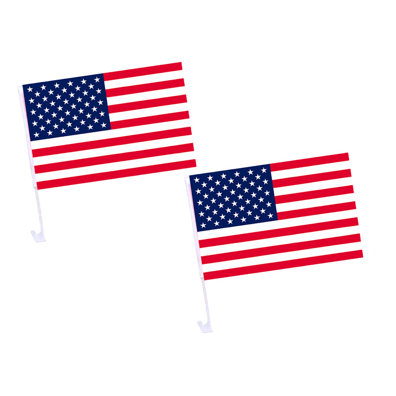 American Patriot Car Flag & Hood Cover Set