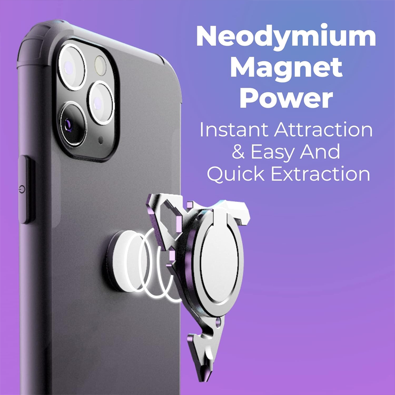 Cell Phone Ring Holder 6-in-1 Multi Tool