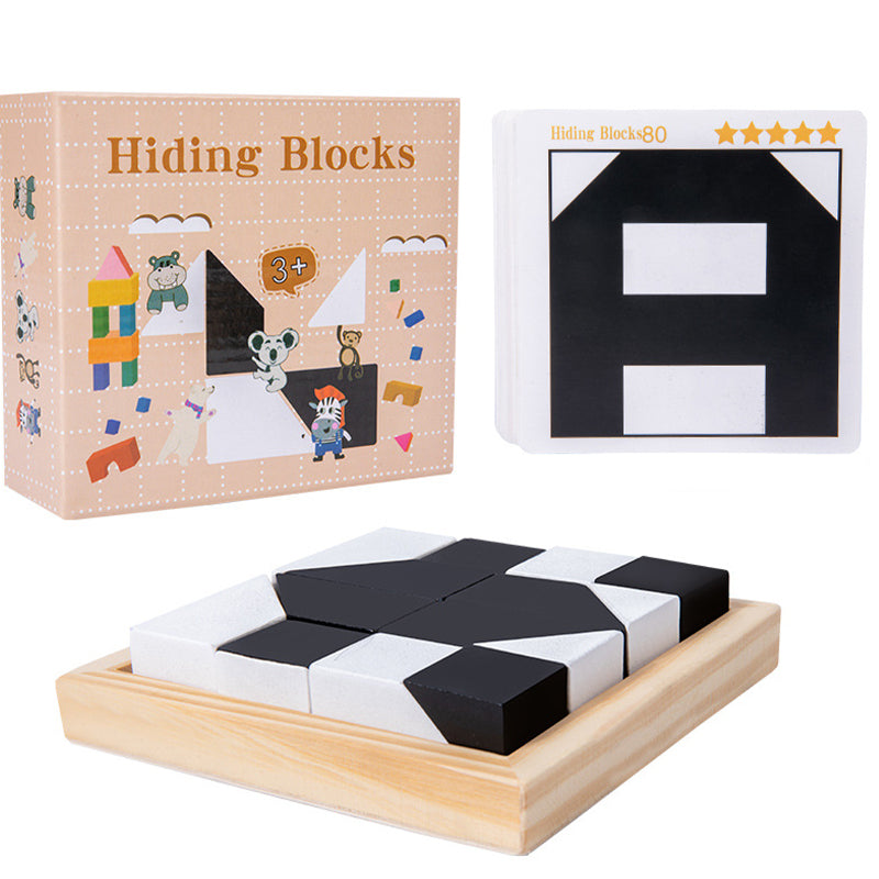 Puzzles Hidden Building Blocks Puzzles Toys