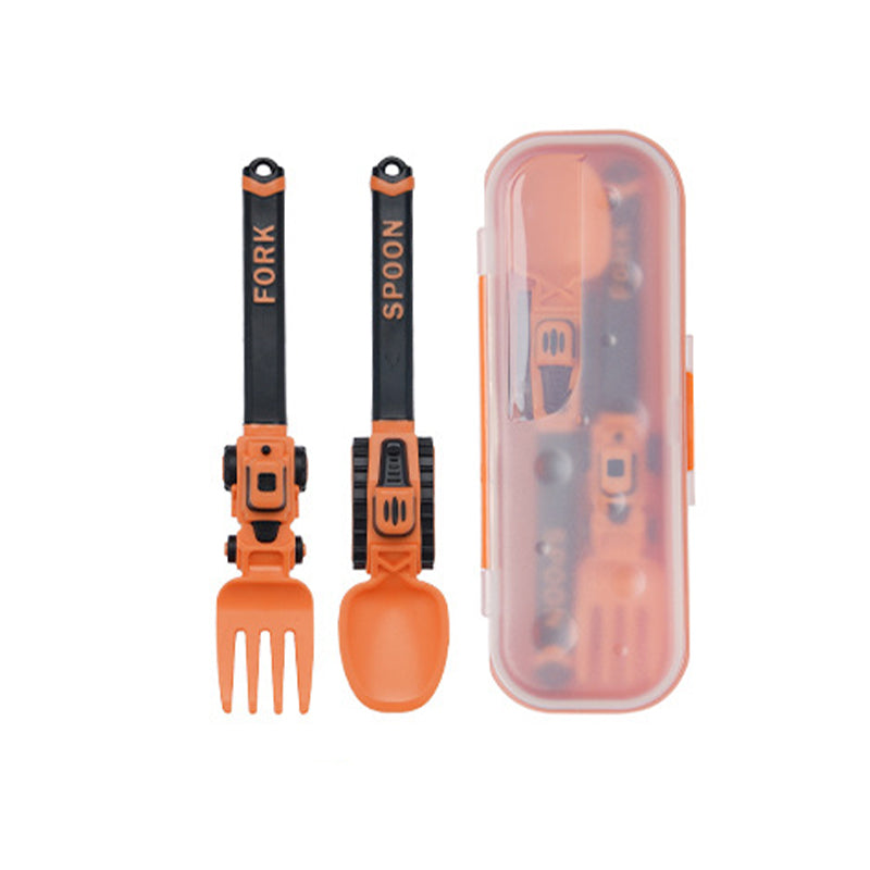 Kids’ Construction Vehicle Utensil Set