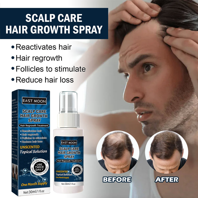 Scalp care hair growth spray