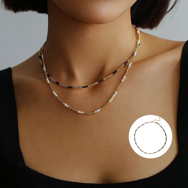 Twilight Golden Beans Necklace
