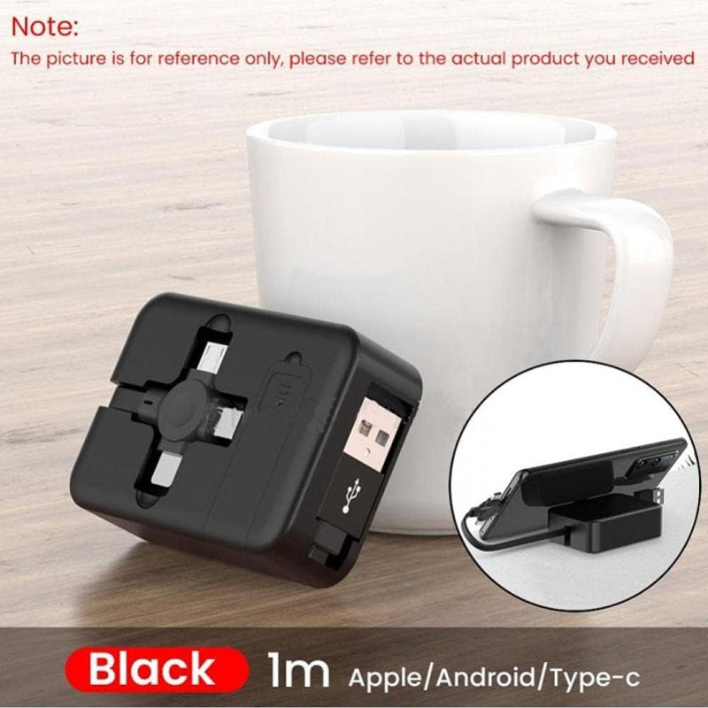 4-in-1 Data Cable Phone Stand